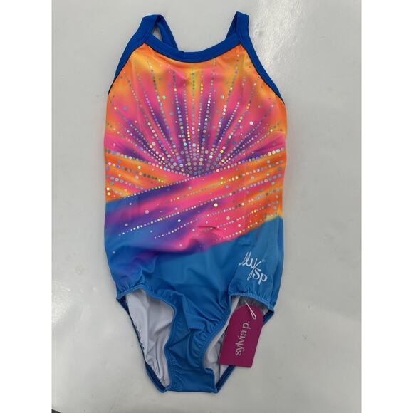 Sylvia P Solar Power Leotard Child Size 10 - Picture 1 of 5